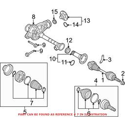 Audi VW CV Joint Boot Kit - Front Inner 7L0498201A